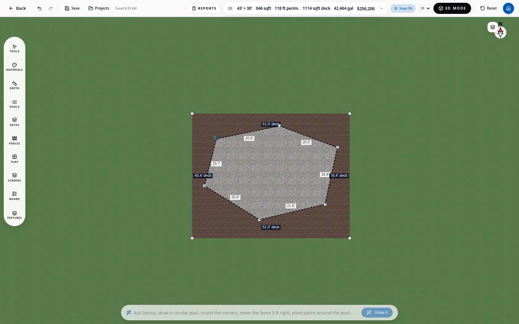 Design Studio 2D, live
